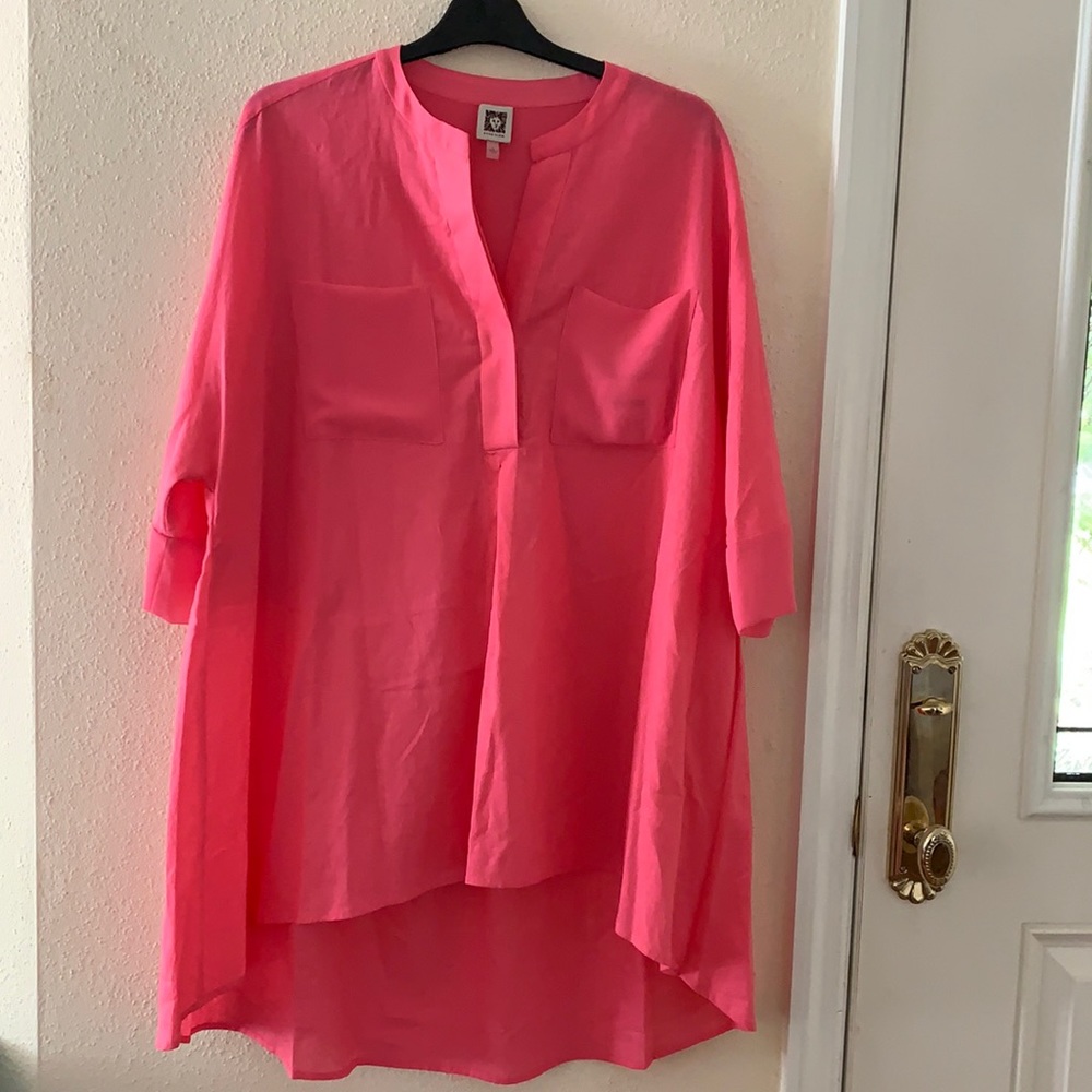 NWT Anne Klein Hi Lo Tunic